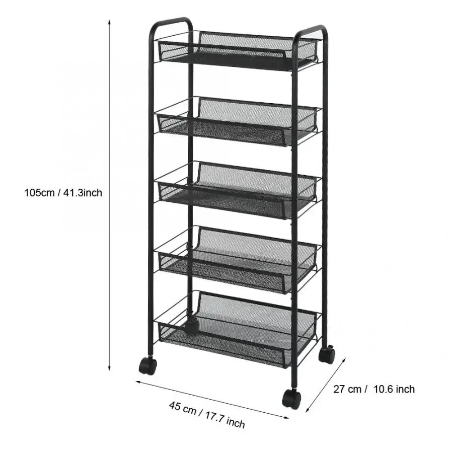 Съемное 5 ярусов металлическое Крепление на коляску тележка для парикмахерских салонов красоты тележка для хранения салонов красоты или парикмахерской