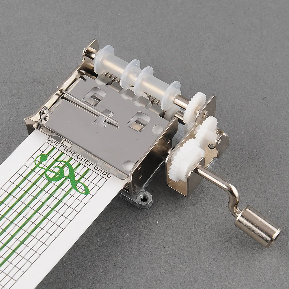 Лента рукоятка музыкальная Механическая Музыкальная Шкатулка набор с дырокол 20 бумажных полосок для заметок Сделай свою собственную песенку креативный подарок