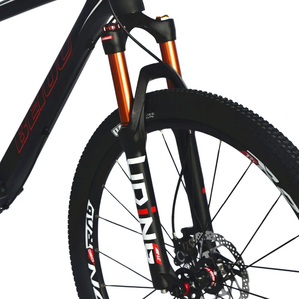 Cheap BEIOU Carbon 27.5-Inch Mountain Bike 17" Frame 30 Speed SHI MANO M610 DEORE 650B MTB T800 Fiber Ultralight 10.8kg Matte 3K CB20 11