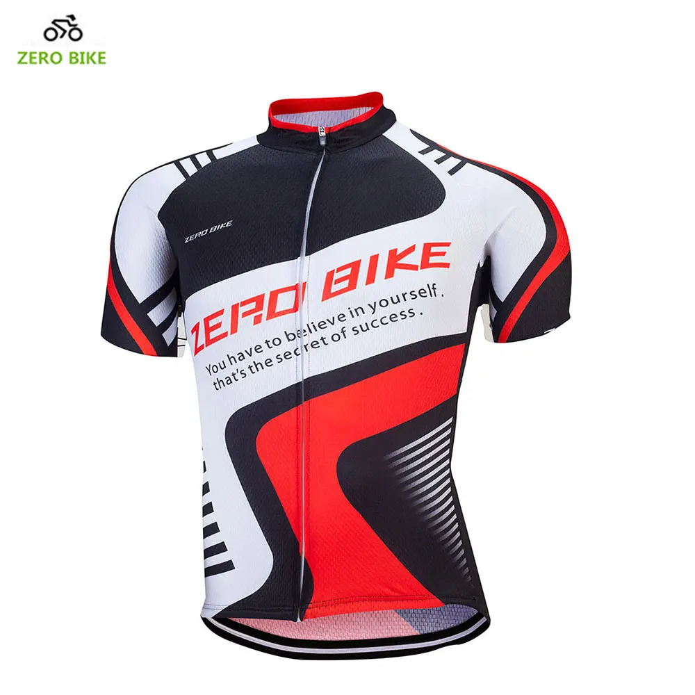ZERO BIKE Full Zip Cycling Jersey Men Outdoor Mountain Bike/bicycle