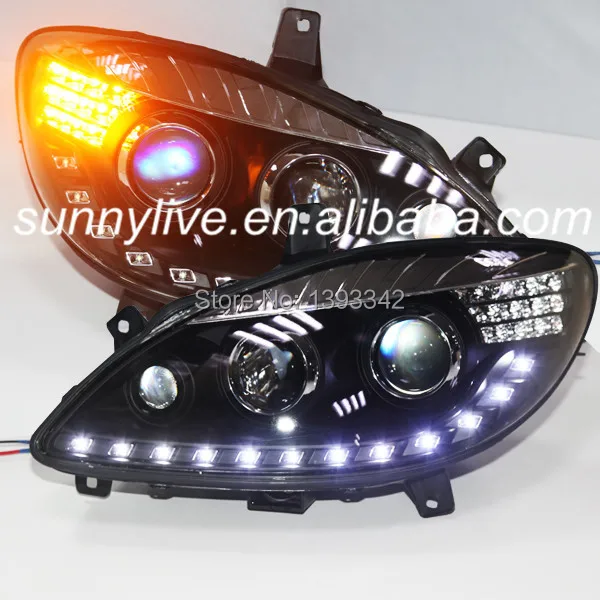 Для Mercedes Benz Viano w639 светодиодный головной фонарь 2006 2011 для левого привода PW|lampe led