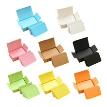 8 коробок, бумага пустой индекс флэш-карты DIY поздравительные быстрое сообщение, 90 листов в коробке