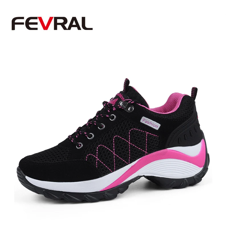 

FEVRAL Brand Woman Autumn Boots 2019 Spring Ankle Boots Working Durable Shoes Woman Footwear Fashion Rubber Ankle Shoes 35~40