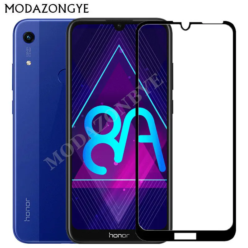 Для huawei Honor 8A закаленное стекло для huawei Honor 8A JAT-LX1 Honor8A 8 A защита экрана полное покрытие стеклянная пленка 6,09