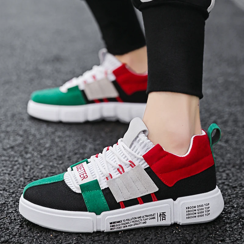

Sooneeya INS Hot Sell Casual Shoes Men Colorful Stylish Tenis Sneakers Men Shoes Harajuku Mixed Colors Patchwork Male Footwear