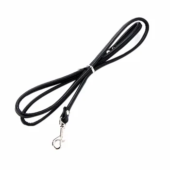

Pet Dog PU Leather Training Leash Lead Strap Rope Adjustable Traction Collar Basic Leashes