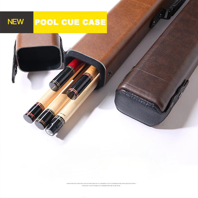 2019 New Standing 5 Holes Pool Cue Case Portable Carrying Durable Case Billiard Accessories 3 Shatfs+2 Butts Billiards Cue Carry