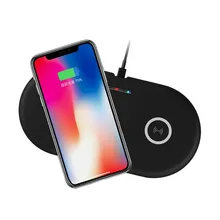 Qi Беспроводное быстрое зарядное устройство подставка держатель для Apple Watch 4 для iPhone XS/XS MAX/XR автомобильное зарядное устройство для телефона Быстрая Зарядка