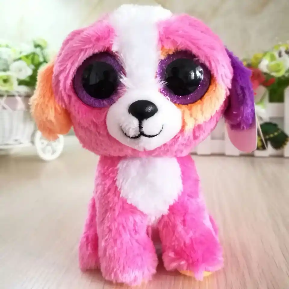 perro rosa juguete