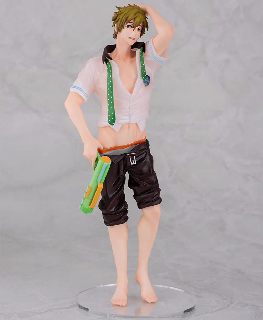

Free Shipping 9.5" FREE! Eternal Summer Anime Tachibana Makoto Water Gun Ver. Boxed 24cm PVC Action Figure Collection Model Doll