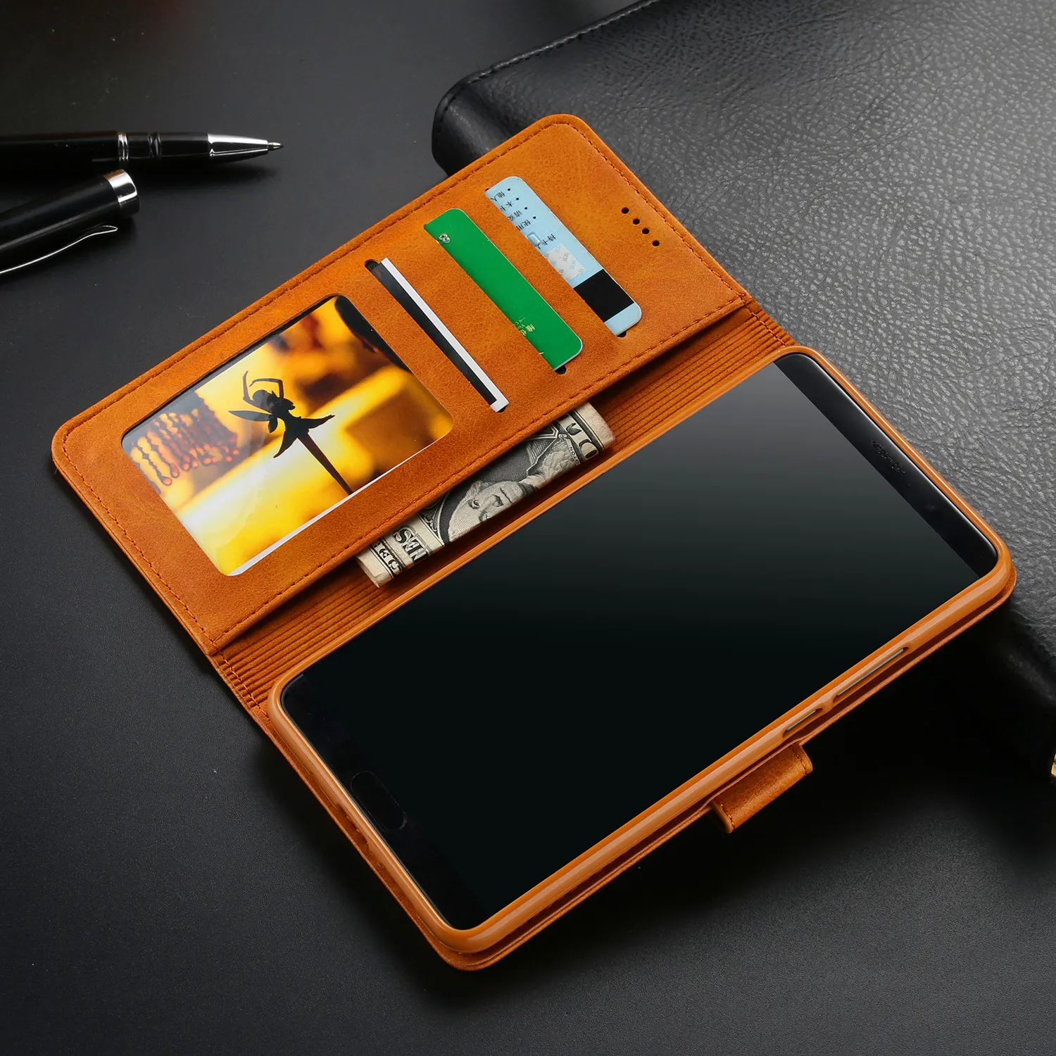 

Magnetic Phone Case For Huawei P Smart Y9 2019 Cover luxury Leather Flip wallet For Huawei P Smart Case Stand Coque Funda etui