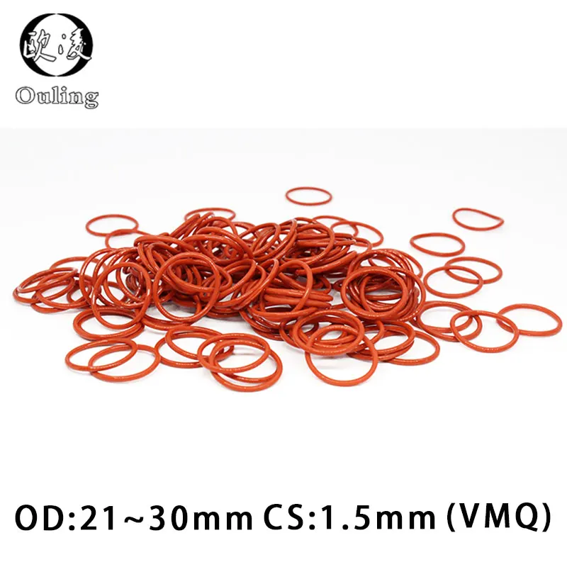 Blue Silicone Flat Gasket Ring Washer Fit 25mm O//D Sanitary SMS Socket Union 5
