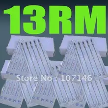 100x 13RM стерилизованная машинка для татуировок одноразовые иглы круглые из Магнума размер иглы лучшее количество