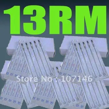 

100x 13RM Sterilized Tattoo Gun Machines Needles Disposable Round Magnum Size Needles Best Quantity