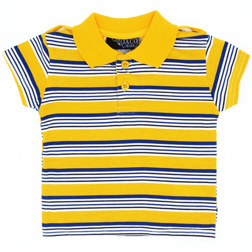 New Childrens Kids Boys Girls Unisex Short Striped T-shirt Casual Summer Top