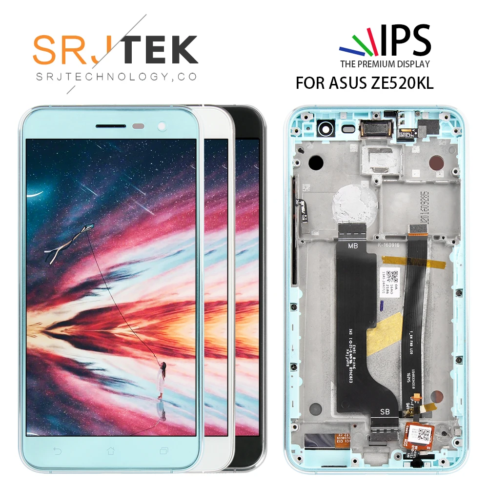 

SRJTEK 5.2" for ASUS Zenfone 3 LCD Display Zenfone 3 ZE520KL LCD Touch Screen Digitizer Assembly ZE520KL Screen Replacement