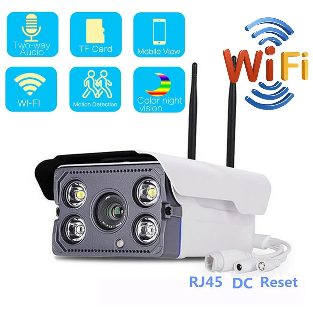 1080P IP Camera Surveillance 720P Wifi CCTV Camera Outdoor Bullet Security Camera Color Video for Motion