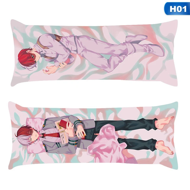 150x50 см аниме мой герой Academy шото Тодороки Мягкий Чехол на подушку подушка чехол обнимающий тело - Цвет: H01