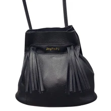 New Retro Ethnic Small Bucket Bag Woman Crossbody Bag Floral Handbag Lady Shoulder Bag Sac Femme Vintage Fringed Handbag