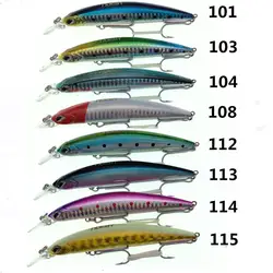 NOEBY 4 шт. Minnow Bait 110 мм/19 г тонущий 0,5-1,8 м жесткая рыболовная приманка шумная приманка искусственные приманки Pesca leurre peche souple