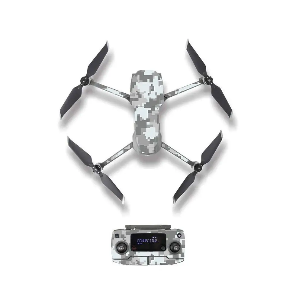 Мозаичная камуфляжная стильная наклейка для DJI Mavic 2 Pro & Zoom Drone Body пульт