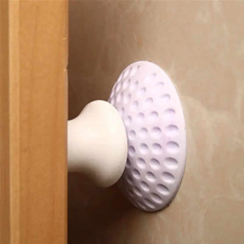 

4pcs/set Door Crash Pad Door Stopper Thickening Mute Door Fenders Wall Fenders Golf Modelling Rubber Fender Lock Protective Pad