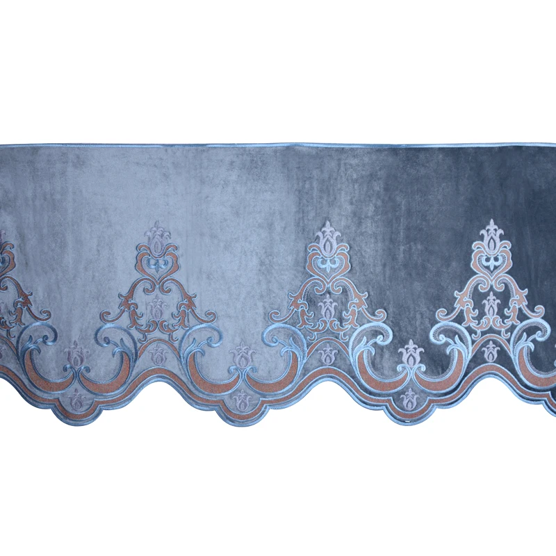 

QGVLish 48cm Wide Europe Short Curtain Fabrics Lace Trim Ribbon DIY Valance Stage Bedroom Living Room Decor Curtain Accessories