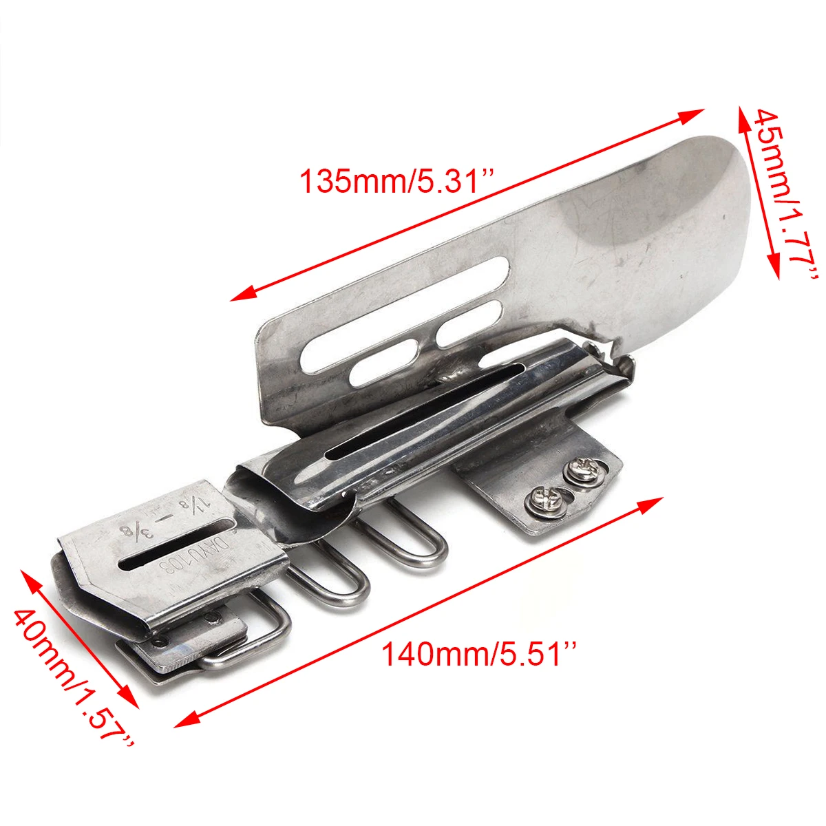 1pc Silver KP-103 Top Clean Industrial Cover Stitch Sewing Machine Binder Accessory