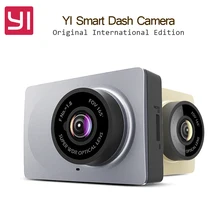 Original International Edition Xiaomi YI Smart Car DVR WiFi Xiaoyi Dash Camera 165 Degree ADAS 1080P 60fps 2.7Inch Car Camera