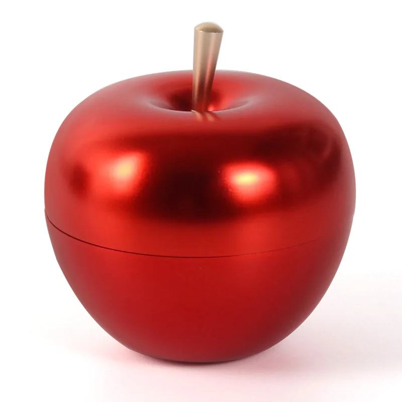 

Portable Storage apple Organizer jewelry Aluminum alloy gift Case Fashion Cosmetic Leather Organizer Display Ring Storage Case