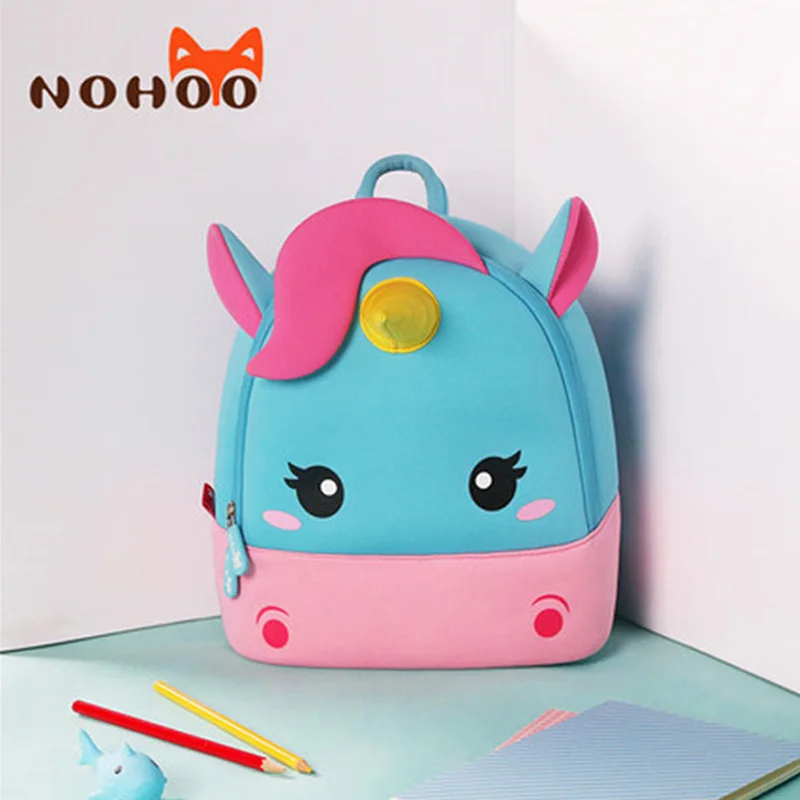 Children School Backpack Kids Cartoon Rainbow Unicorn bag (1)