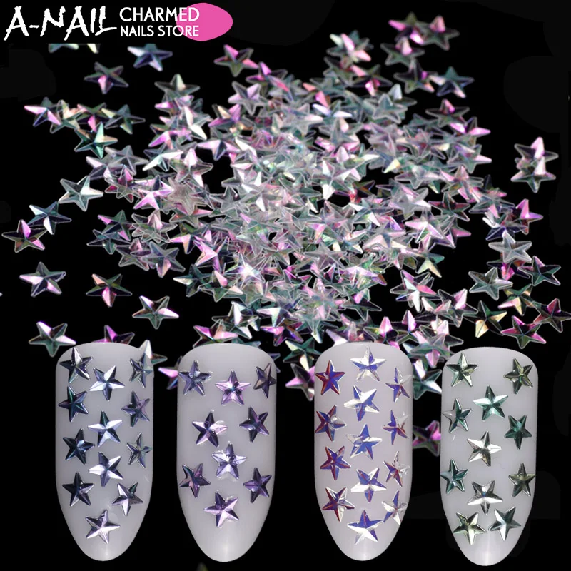

12 jars/set Chameleon AB Color Star Nail Sequins Flakes Colorful Iridescent Paillette Manicure Nail Art Decorations