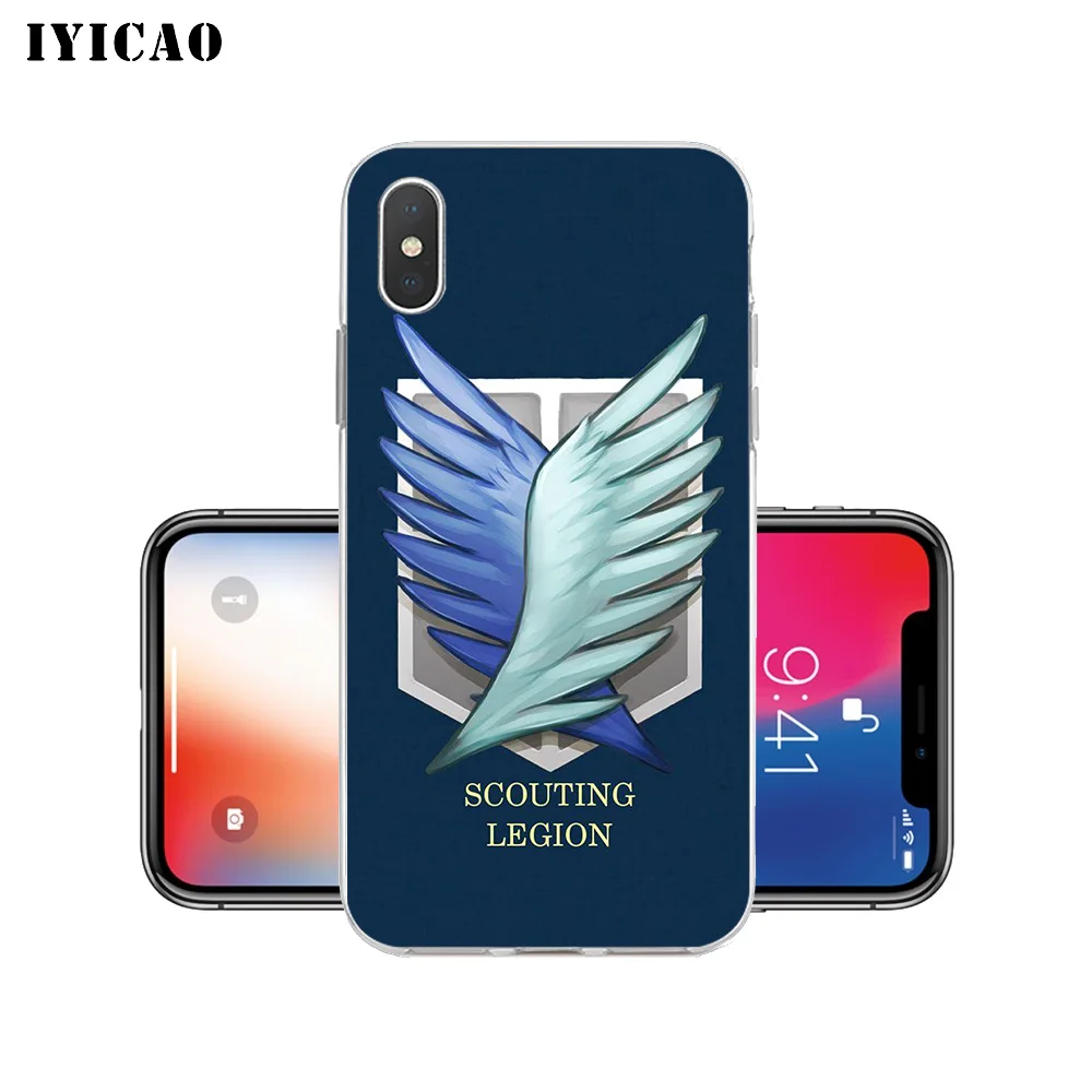 Мягкий силиконовый чехол IYICAO для iPhone X XR XS MAX 6 6s 7 8 Plus 5 SE ТПУ|Чехлы-накладки| |