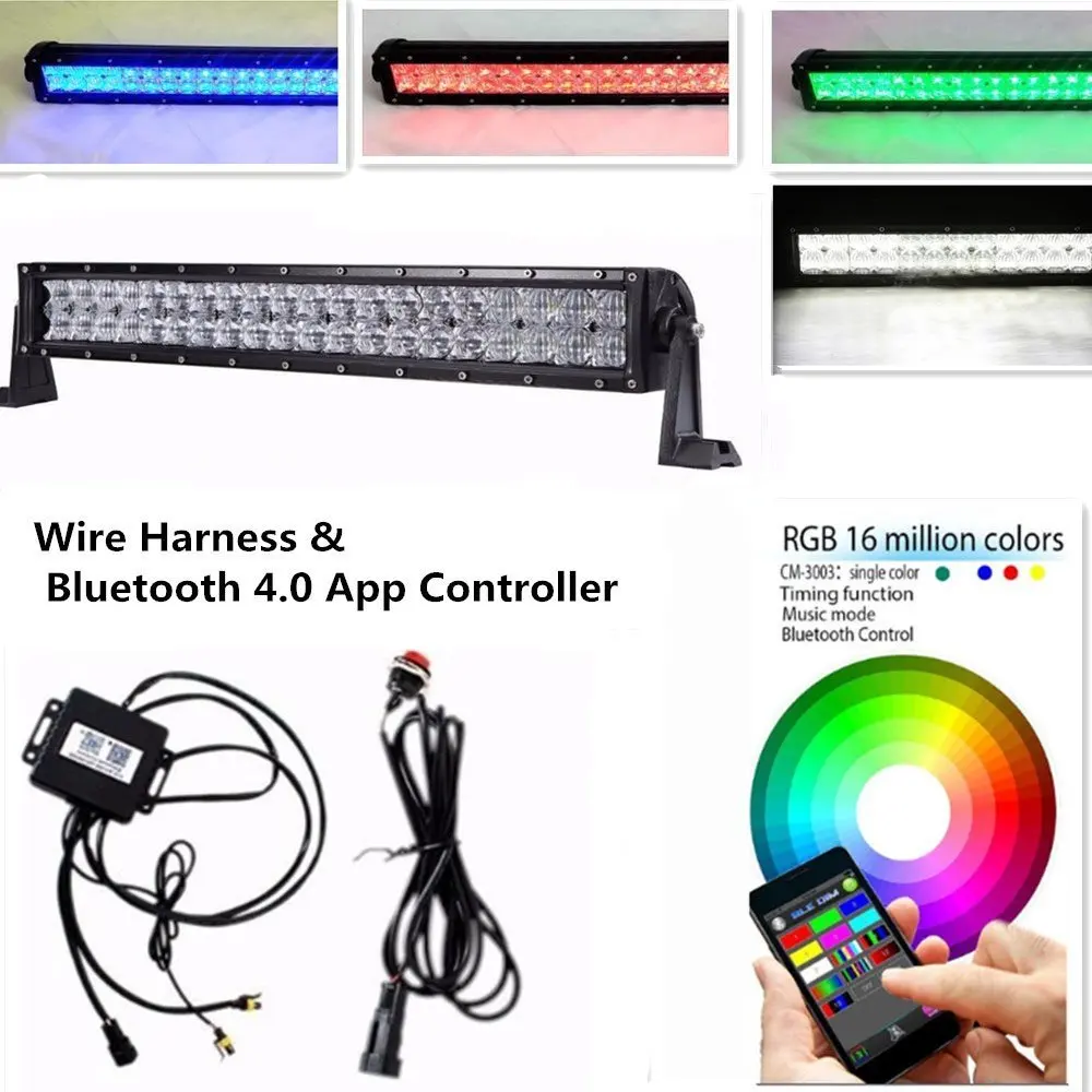 Приложение Управление 5D RGB светодиодный светильник бар 16 миллионов Цвета