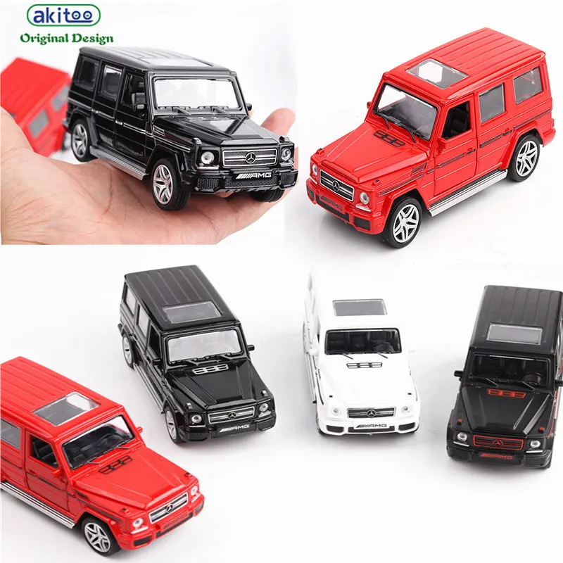 akitoo 1072 G65 G500 Alloy Back Of The Car Children Toy Suv 1:32 Acousto-optic Model Simulation |