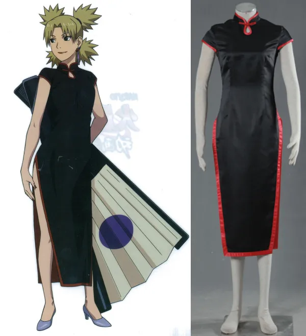 

NARUTO Temari cheongsam cosplay costume halloween