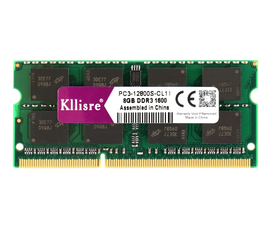 Kllisre DDR3 ноутбук 4 ГБ 8 ГБ 1333 1600 МГц sodimm ОЗУ Тетрадь памяти 4G 8GB