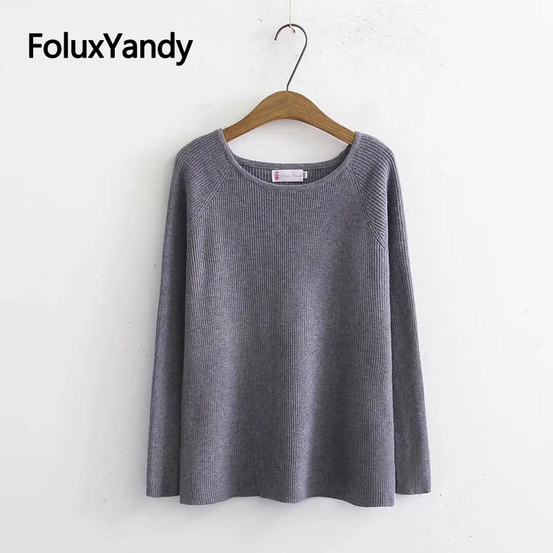 

High Stretched Sweater Women Plus Size XXXL 4XL Casual O-neck Solid Long Sleeve Thin Knitted Sweater Basic Pullovers KKFY2890