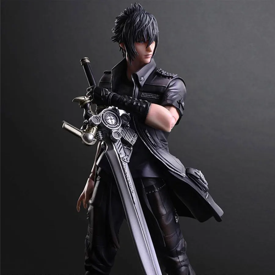 

ALEN Play Arts 27cm Final Fantasy XV Noctis Lucis Caelum PVC Action Figure Joint movable RPG PS4 Model Doll Collection Toys Gift