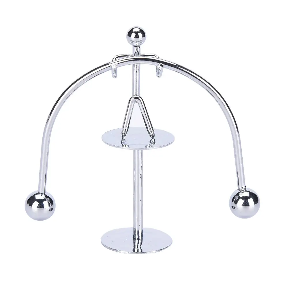 

New Design Early Fun Development Educational Desk Toy Gift Steel Balance Ball Physics Science Pendulum Hot Sale