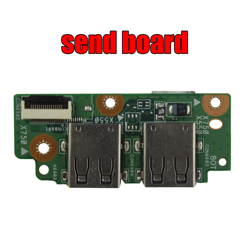  send board +For ASUS X750LN X750LB X750L K750L A750L laptop Motherboard Mainboard with GT740M/2GB i
