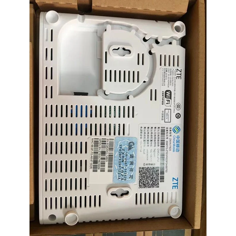 Оригинальный Новый ZTE F612 GPON ONU/ONT с 1GE + 3FE 1TEL USB Wi Fi маршрутизатор поддержкой