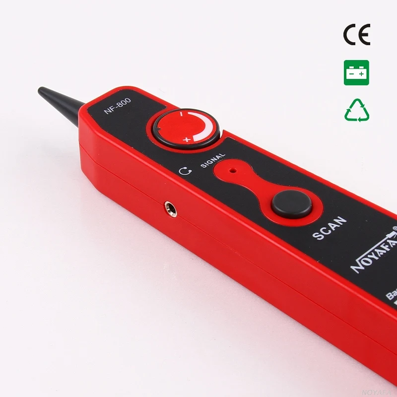  New NOYAFA NF-800 RJ11 RJ45 Telecom Dedicated Cable Tester Network Cable Finder Metal Cable Tester 