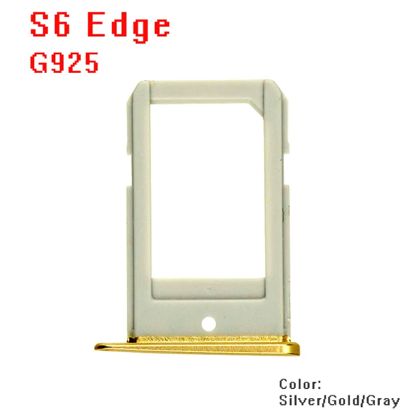 Запасные части для Samsung Galaxy S6 edge G9250 G925F держатель слота SIM-карты запасные