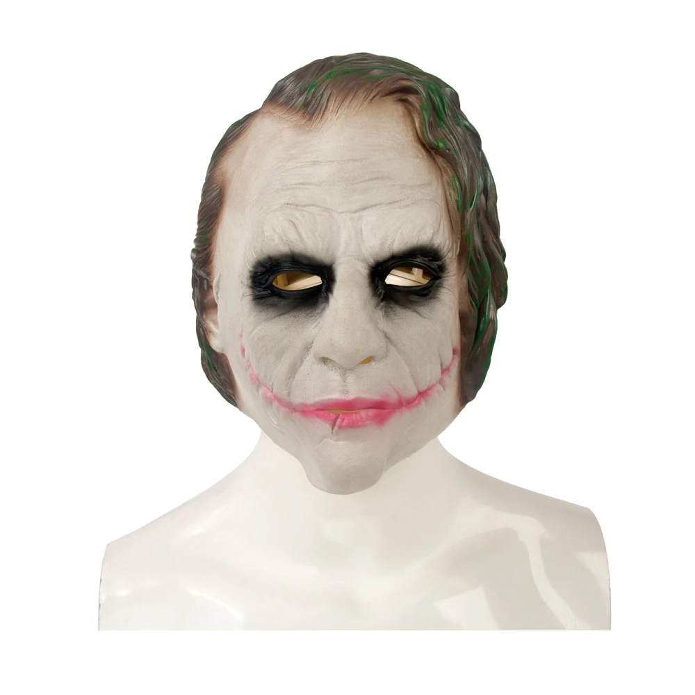MANLUYUNXIAO Джокер маска с Бэтменом, клоуном Косплей мужчин Клоун Маска полное лицо Маскарадная маска для Хэллоуина вечеринки