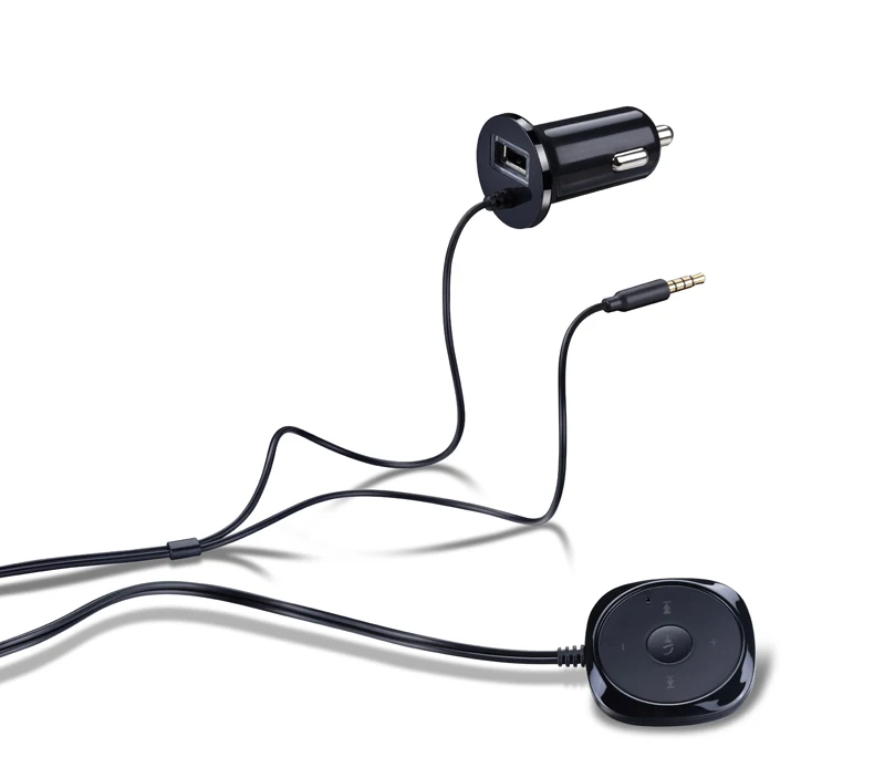 KWOKKER BC20 FM Transmitter Car Bluetooth Audio Receiver Car Bluetooth Handsfree USB Car Charger AUX Car Bluetooth Handsfree