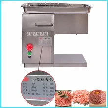 220 В/110 В QX Нержавеющая сталь мясо срез резки рабочего стола Мясник машины 550 Вт