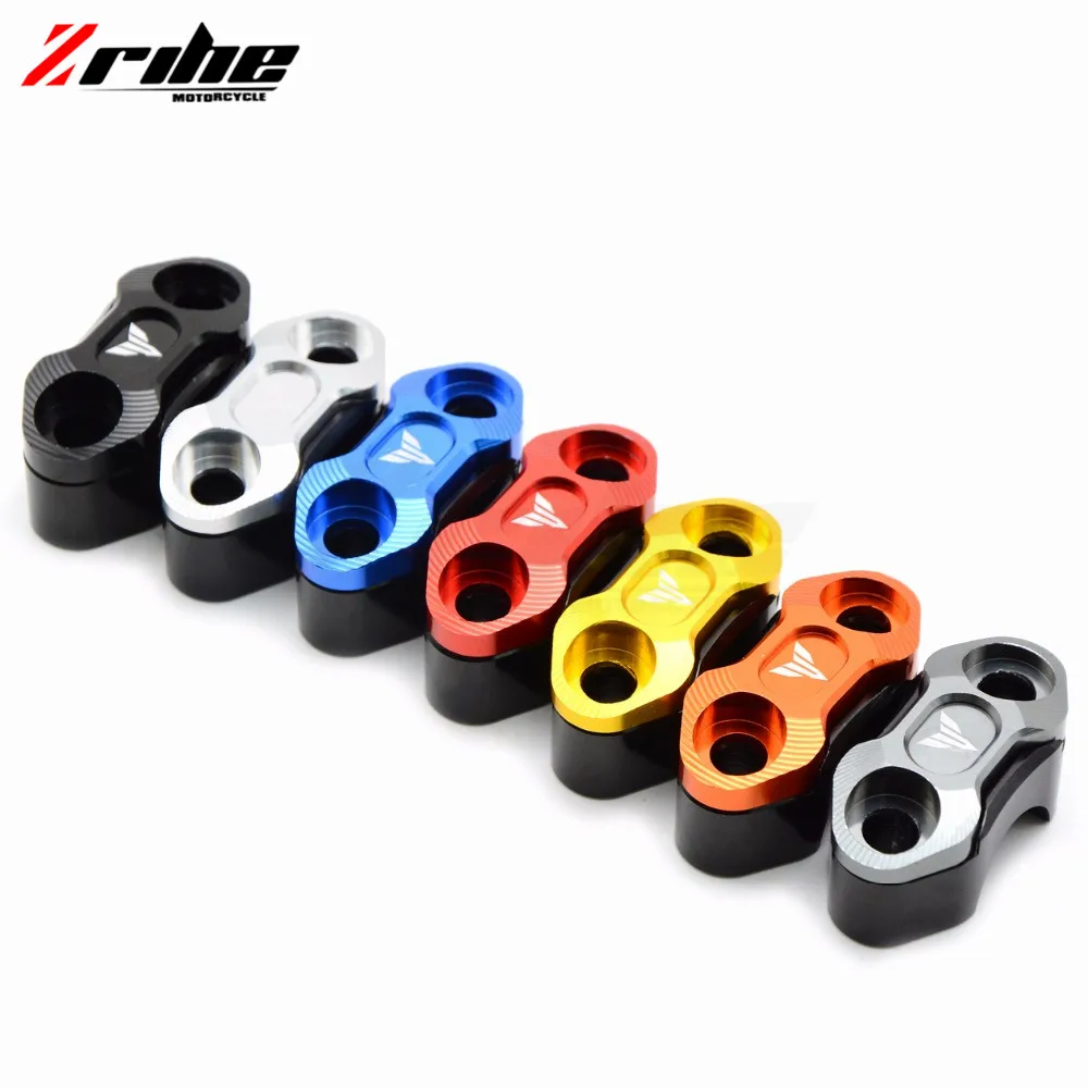 Motorcycle Dirt Bike handle bar Mounted C NC Aluminium Handlebar pressure code Handlebar Risers For Yamaha yzf MT07 MT-07 MT 07
