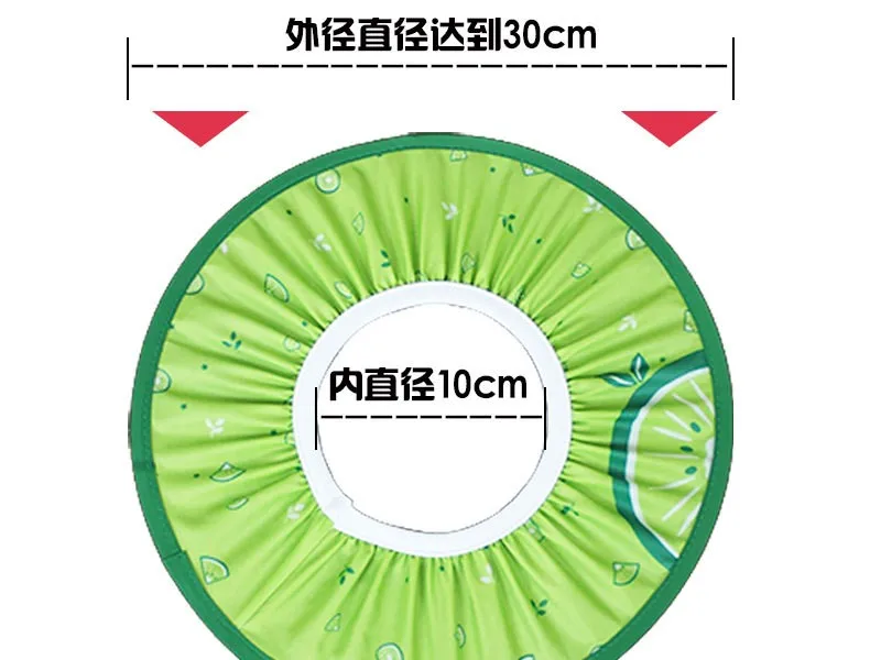 Фруктового цвета крышка детского шампуня Водонепроницаемый защитный ушной эластичный бинт шапочка для шампуня детский 1 шт. душ для Купания Шляпа