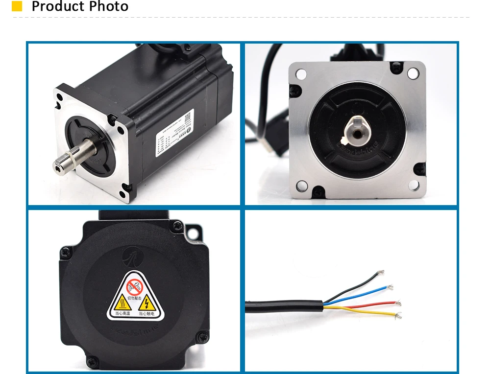 Leadshin гравер Гибридный Серводвигатель 86HSM85-E1 напряжение 75 в крутящий момент 8.5N.M ток 8A мотор с высоким крутящим моментом